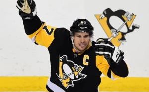 Sydney Crosby in einem Trikot der Pittsburgh Penguins
